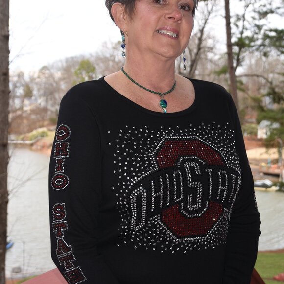 Ohio State  Long Sleeve  Shirt Ohio State  Buckeyes on Sleeve XS S M L X… - Picture 8 of 9